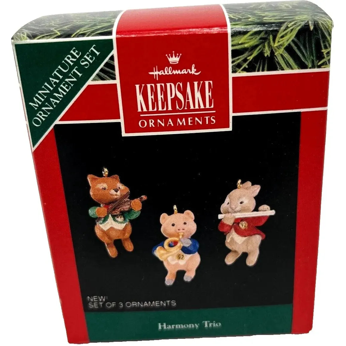 1992 Harmony Trio Hallmark Ornament (Animal) QXM5471