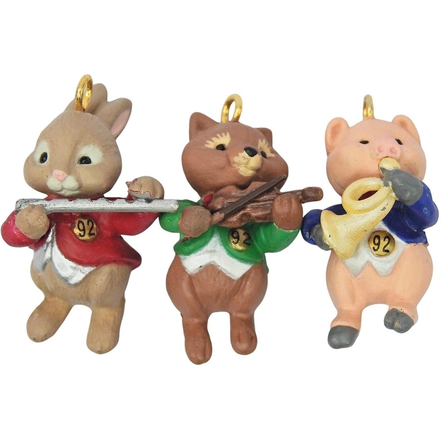 1992 Harmony Trio Hallmark Ornament (Animal) QXM5471