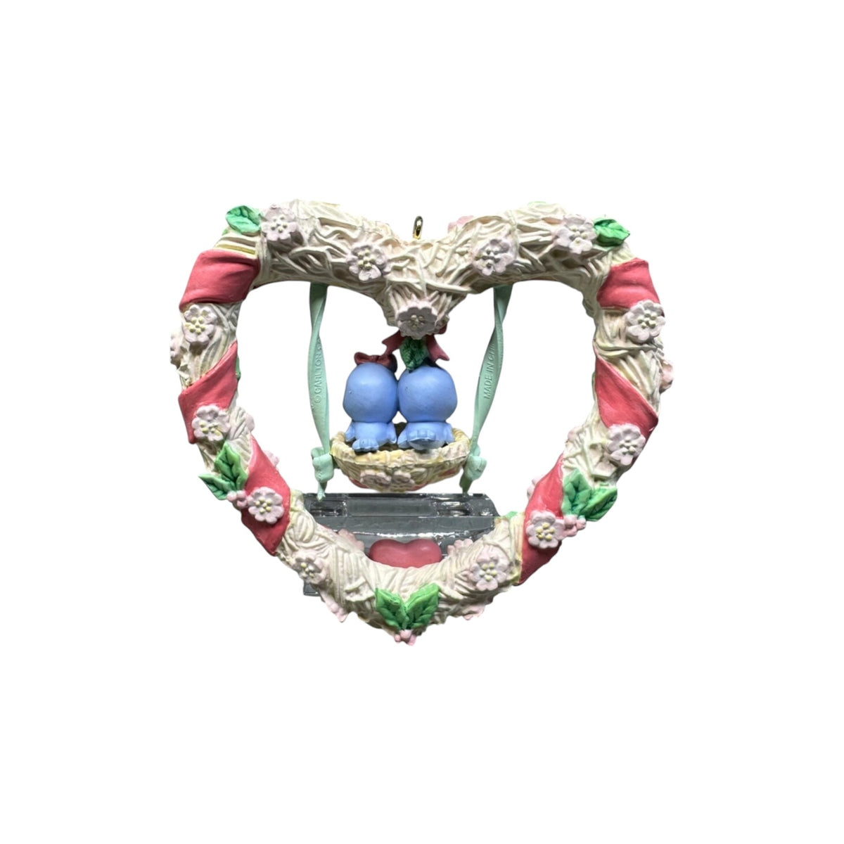 1992 Heart Full of Love (Our First Christmas) Carlton Cards Heirloom Ornament 120463-7 Image3