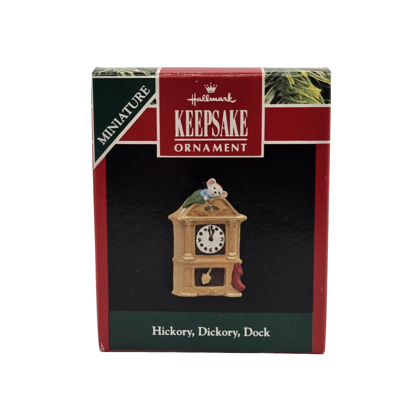 1992 Hickory, Dickory, Dock Hallmark Ornament (Clock) QXM5861