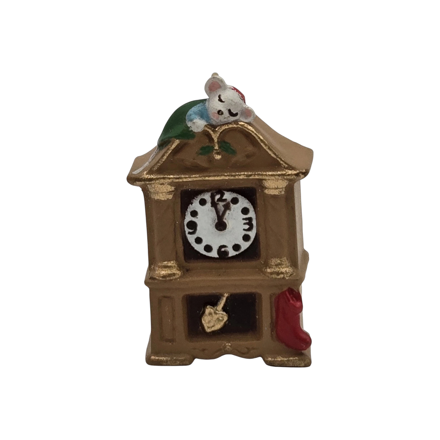 1992 Hickory, Dickory, Dock Hallmark Ornament (Clock) QXM5861