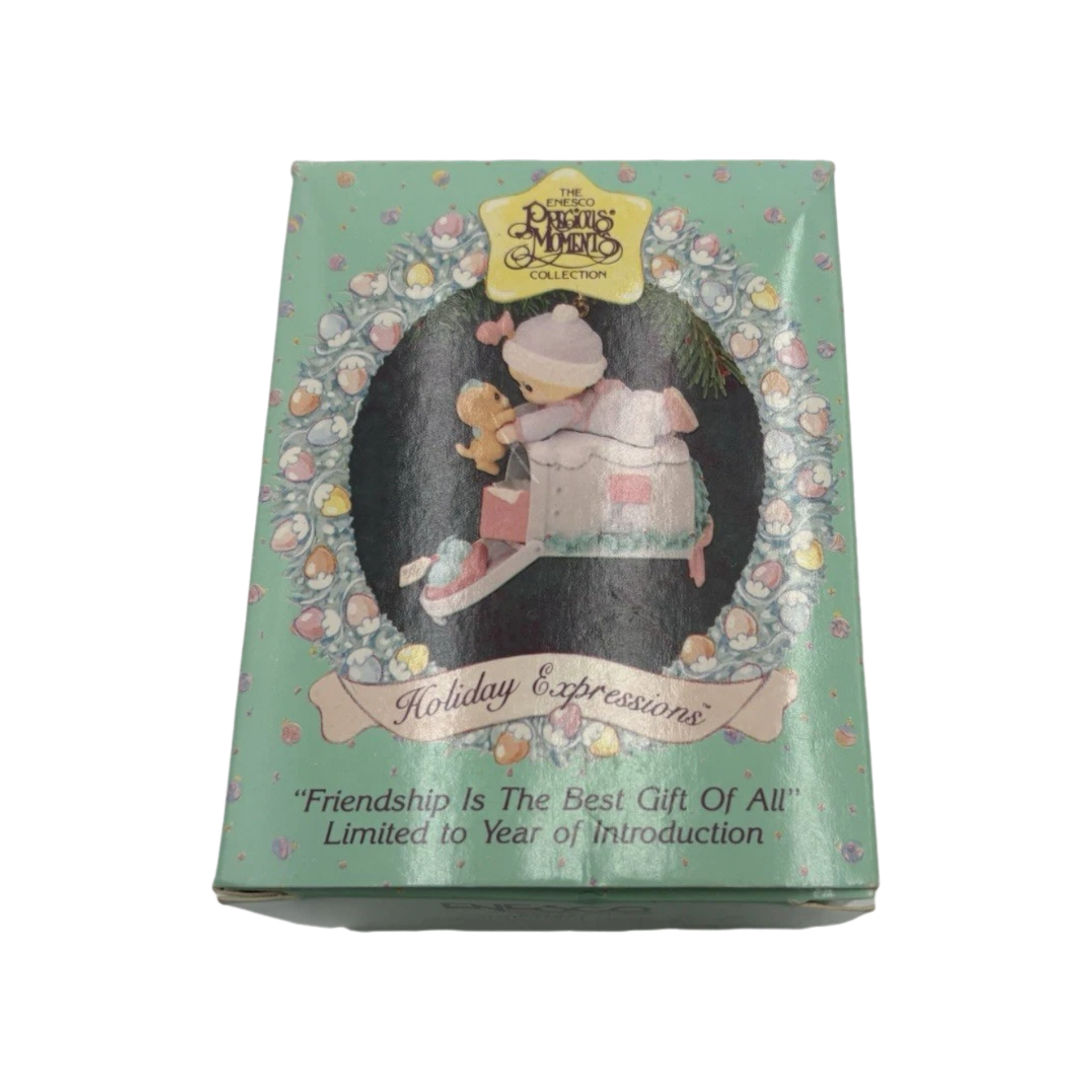 1992 Holiday Expressions - "Friendship is the best gift of all" Enesco Ornament (Precious Moments) 831247 Image2