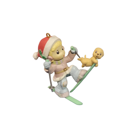 1992 Holiday Expressions - "Good Friends are always there to lift your spirits" Enesco Ornament (Precious Moments) 831190 Image1