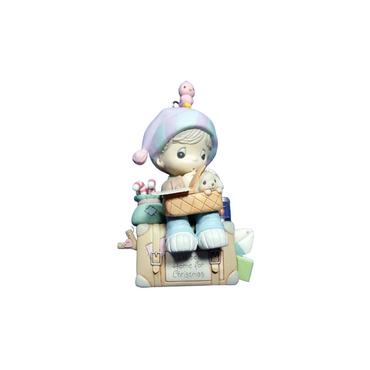 1992 Holiday Expressions - "I'll Be Home for Christmas" Enesco Ornament (Precious Moments) 588628 Image1