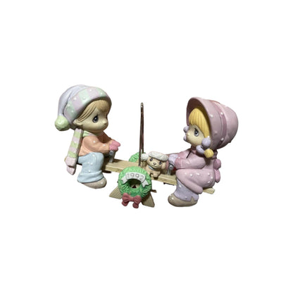 1992 Holiday Expressions - "Our First Christmas Together" Enesco Ornament (Precious Moments) 831212 Image5