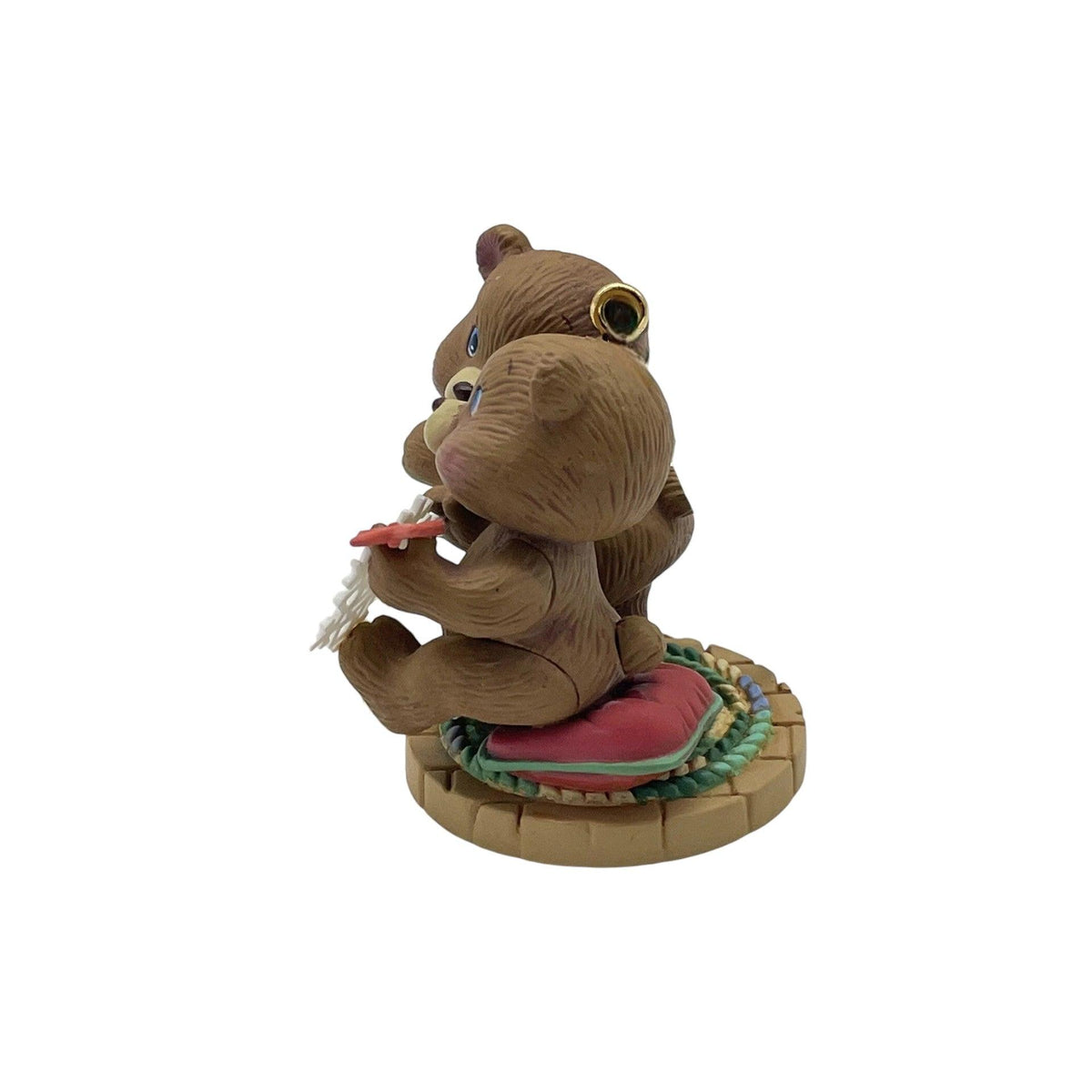 1992 Holiday Helpers Carlton Cards Ornaments (Teddy Bear) 120491-2 Image3