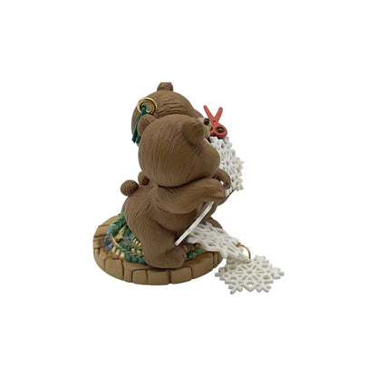 1992 Holiday Helpers Carlton Cards Ornaments (Teddy Bear) 120491-2 Image5