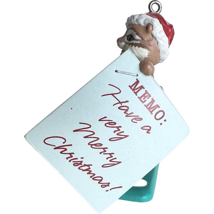 1992 Holiday Memo Hallmark Ornament (Chipmunk & Squirrel) QX5044