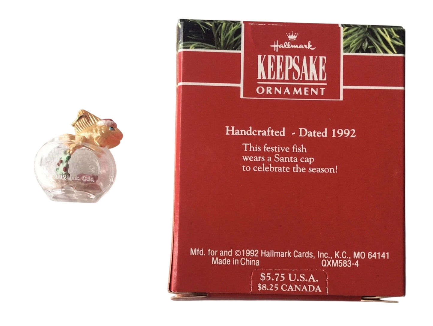 1992 Holiday Splash Hallmark Ornament (Fish) QXM5834