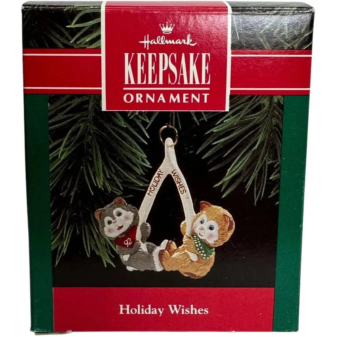 1992 Holiday Wishes Hallmark Ornament (Animal) QX5131