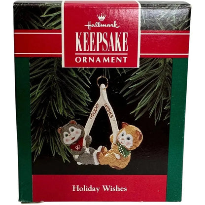 1992 Holiday Wishes Hallmark Ornament (Animal) QX5131