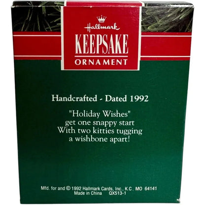 1992 Holiday Wishes Hallmark Ornament (Animal) QX5131