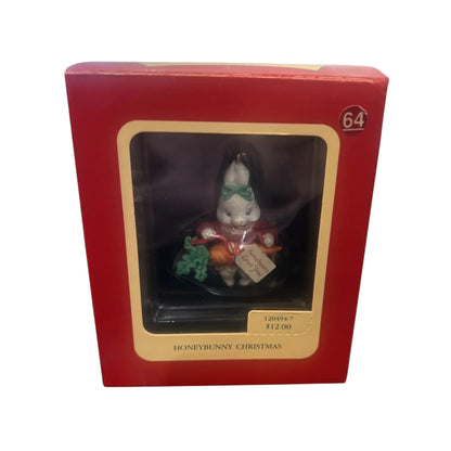 1992 Honeybunny Christmas (Bunny) Carlton Cards Heirloom Ornament 120494-7 Image2