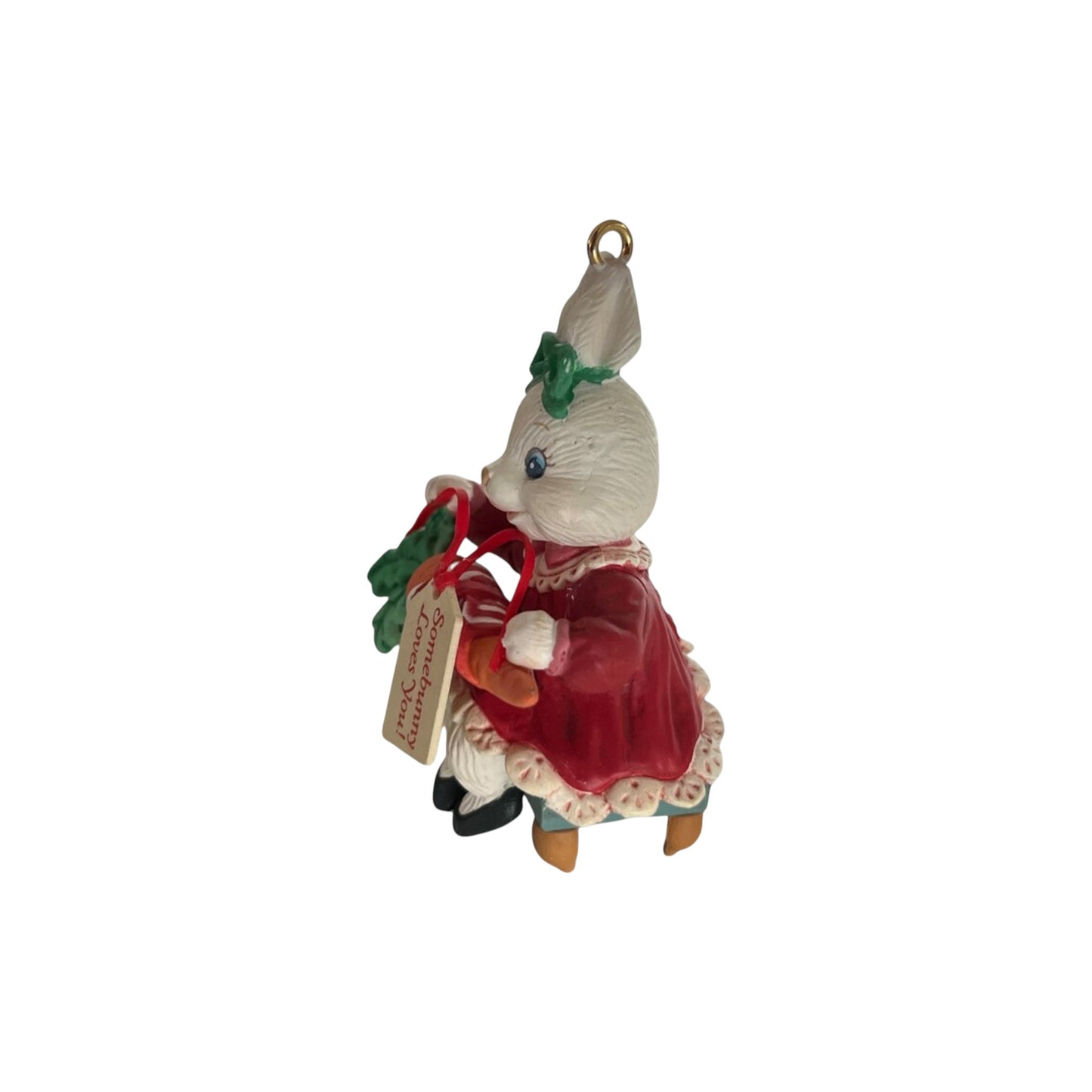 1992 Honeybunny Christmas (Bunny) Carlton Cards Heirloom Ornament 120494-7 Image3
