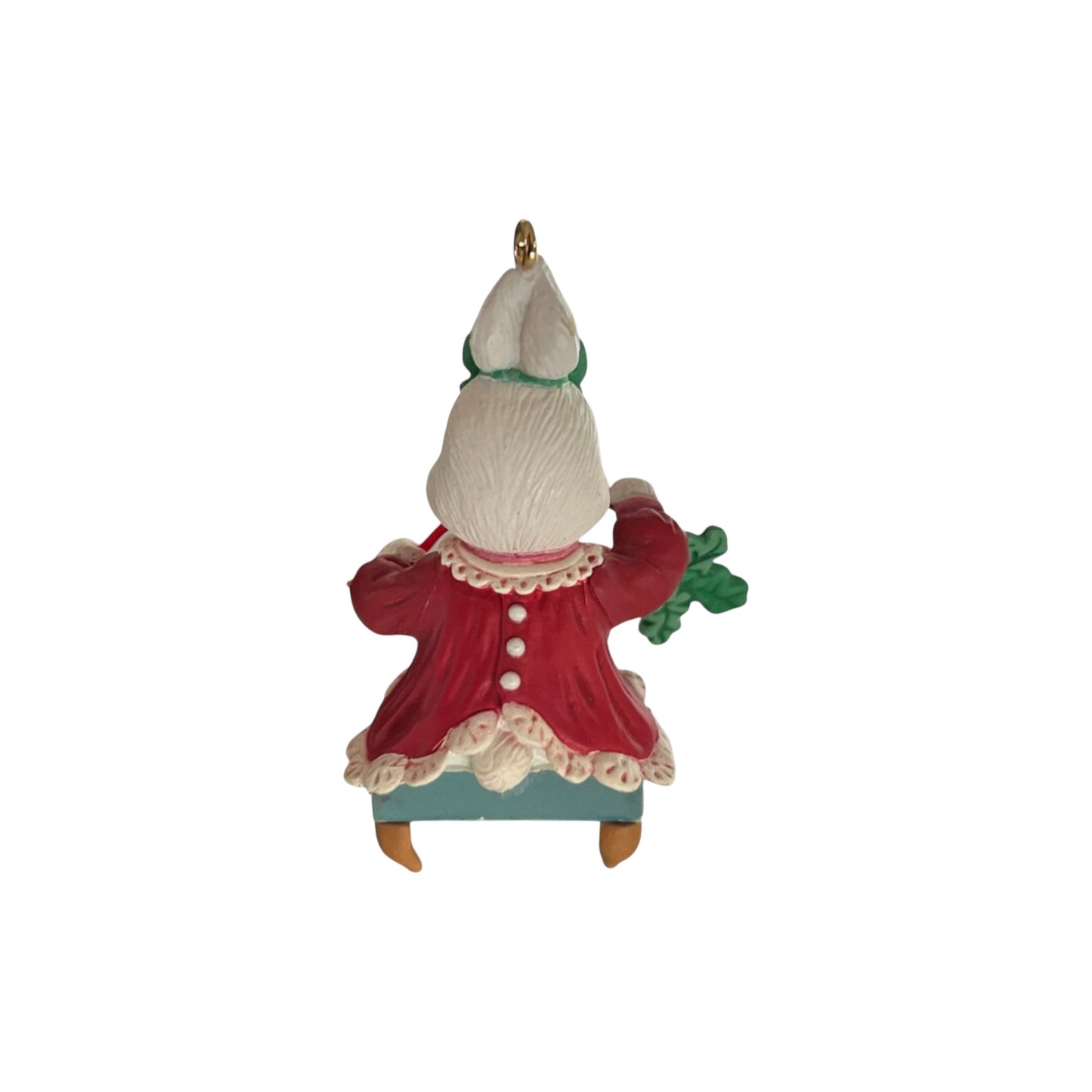 1992 Honeybunny Christmas (Bunny) Carlton Cards Heirloom Ornament 120494-7 Image4