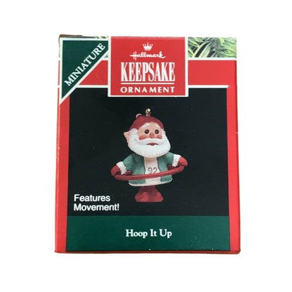 1992 Hoop It Up (Santa Claus) Hallmark Ornament QXM583-1 Image2