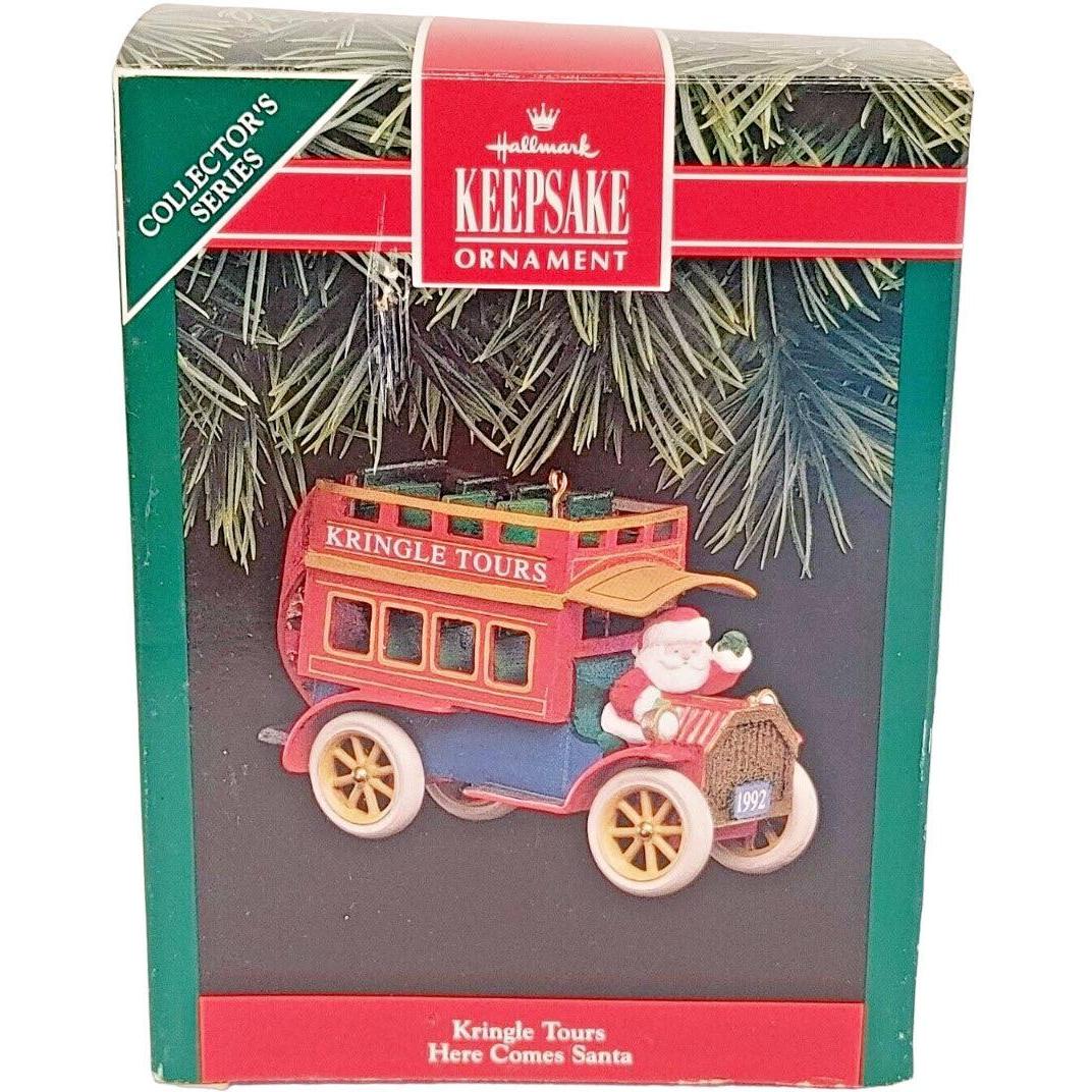 1992 Kringle Tours Hallmark Ornament (Here Comes Santa) QX4341