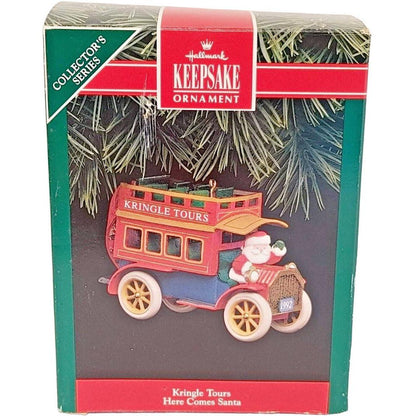 1992 Kringle Tours Hallmark Ornament (Here Comes Santa) QX4341