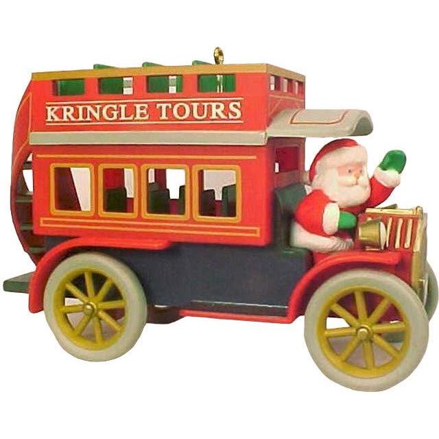 1992 Kringle Tours Hallmark Ornament (Here Comes Santa) QX4341