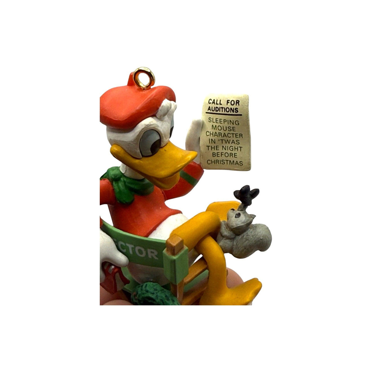 1992 Lights...Camera...Christmas! Donald Duck Enesco Ornament (Disney) 594369 Image3