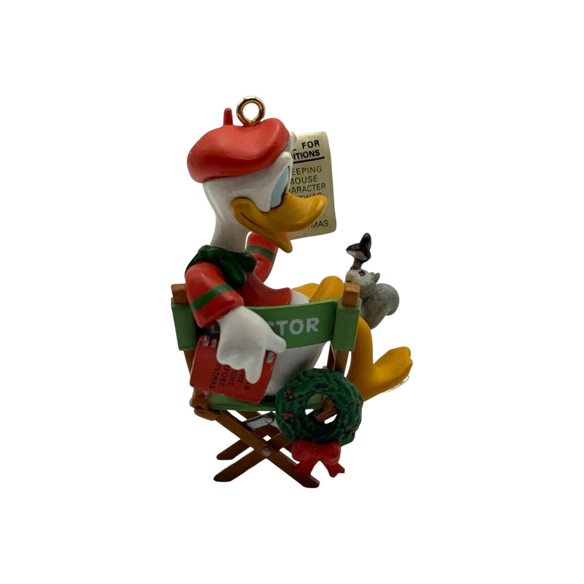 1992 Lights...Camera...Christmas! Donald Duck Enesco Ornament (Disney) 594369 Image4