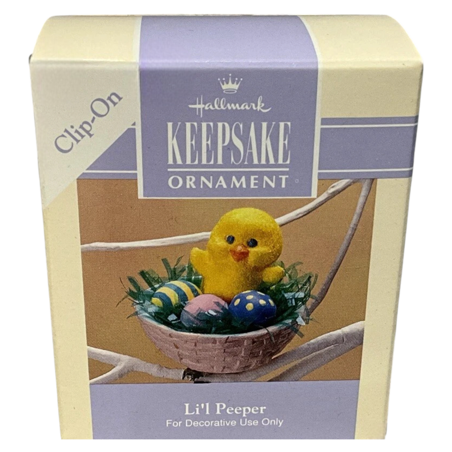 1992 Li'l Peeper Hallmark Ornament (Chick) QEO8312