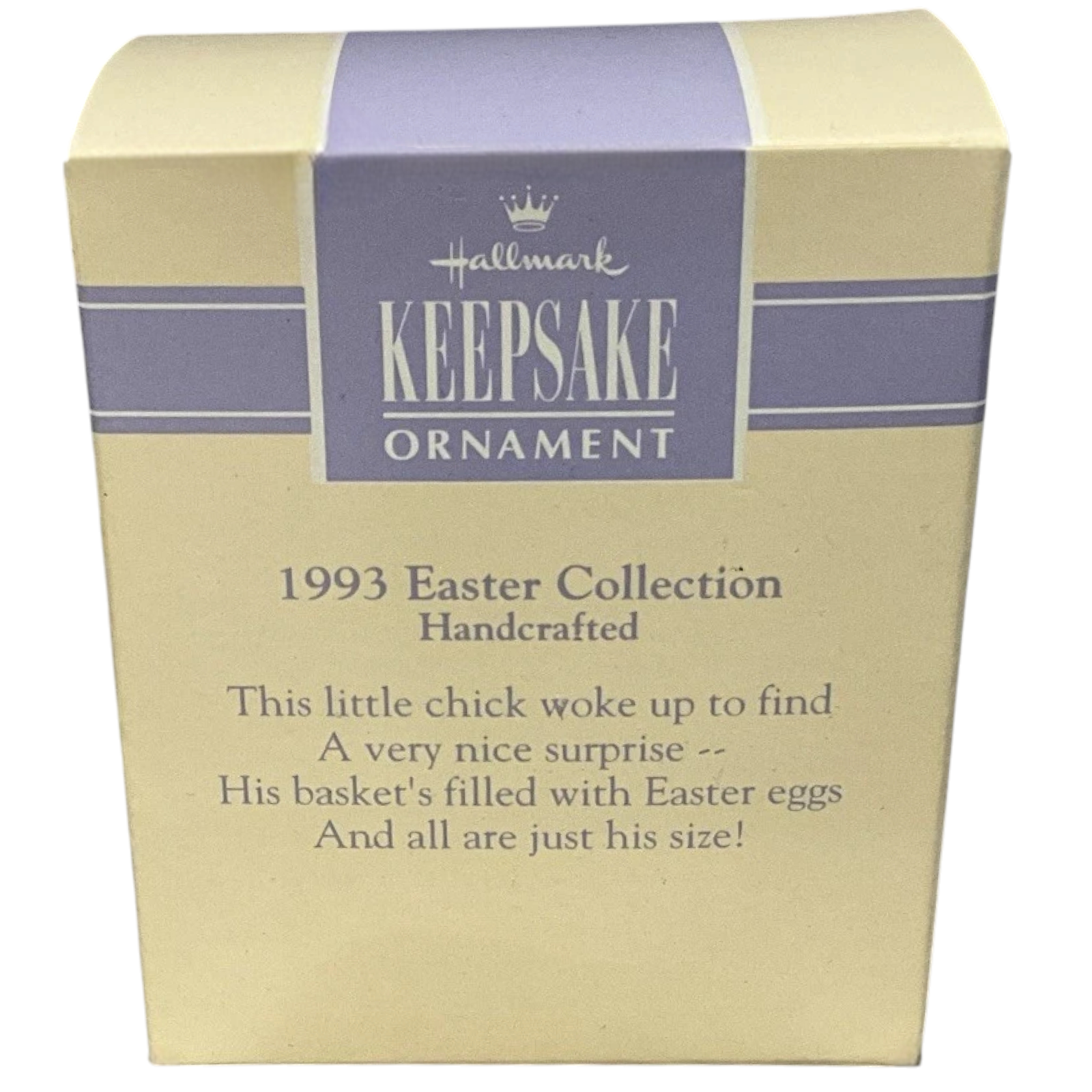 1992 Li'l Peeper Hallmark Ornament (Chick) QEO8312