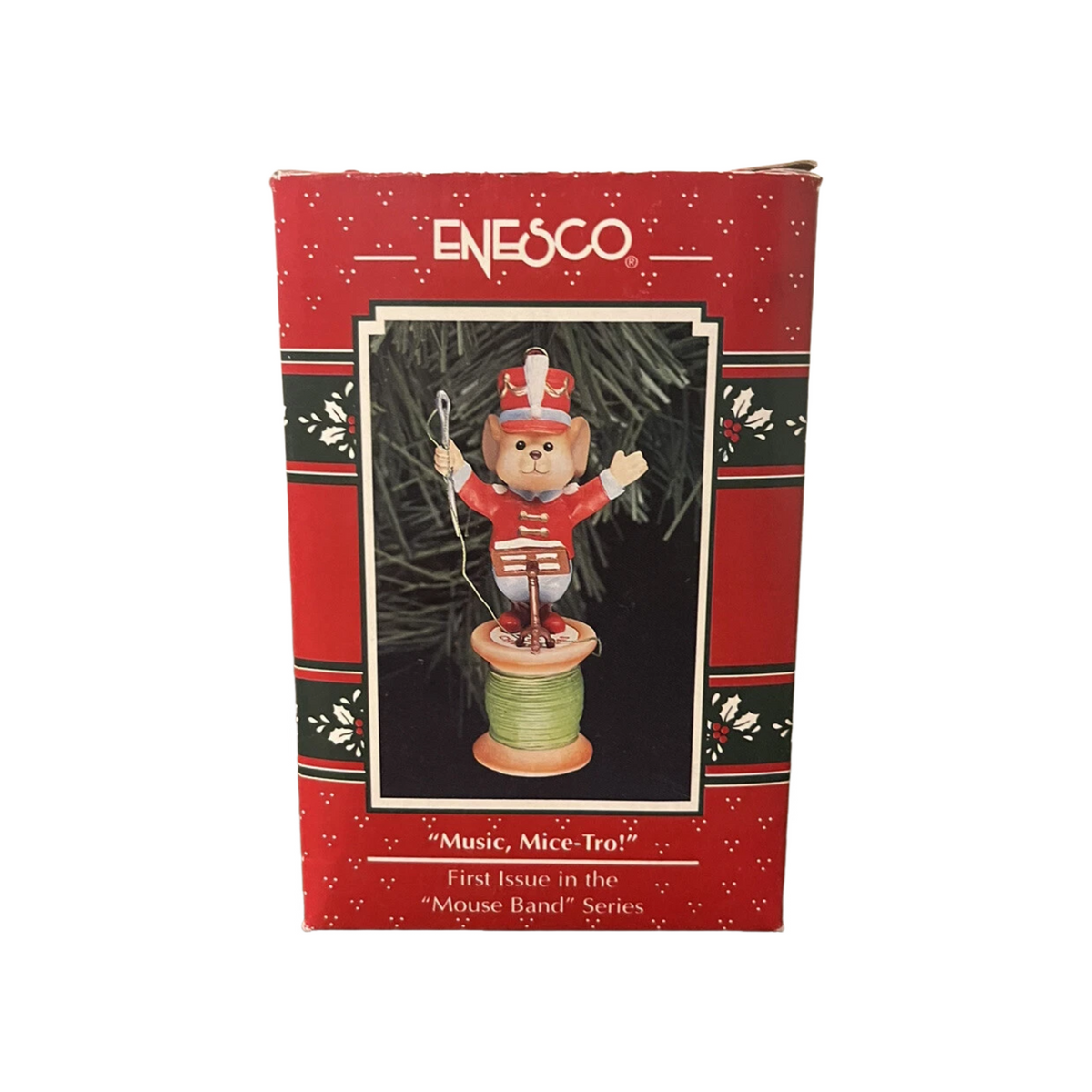 1992 Music, Mice-Tro! - First Issue in the "Mouse Band" Series Enesco Ornament (Mouse) 575143 Image2