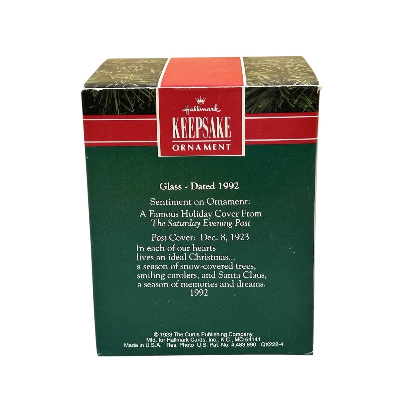 1992 Norman Rockwell Art Hallmark Ornament (Norman Rockwell) QX2224