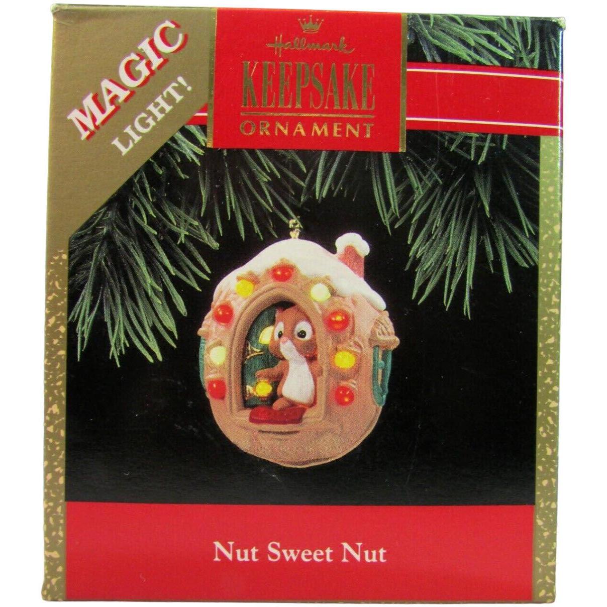 1992 Nut Sweet Nut Hallmark Ornament (Chipmunk & Squirrel) QLX7081