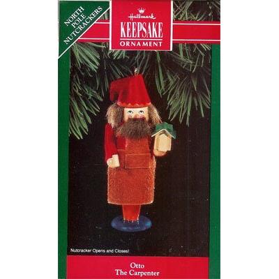 1992 Otto The Carpenter Hallmark Ornament (North Pole Nutcrackers) QX5254