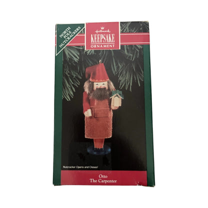 1992 Otto The Carpenter Hallmark Ornament (North Pole Nutcrackers) QX5254 Image2