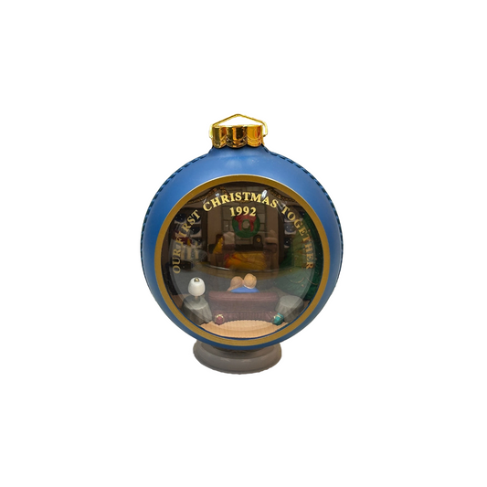 1992 Our First Christmas Together Hallmark Ornament (Our Christmas Together) QLX7221 Image1