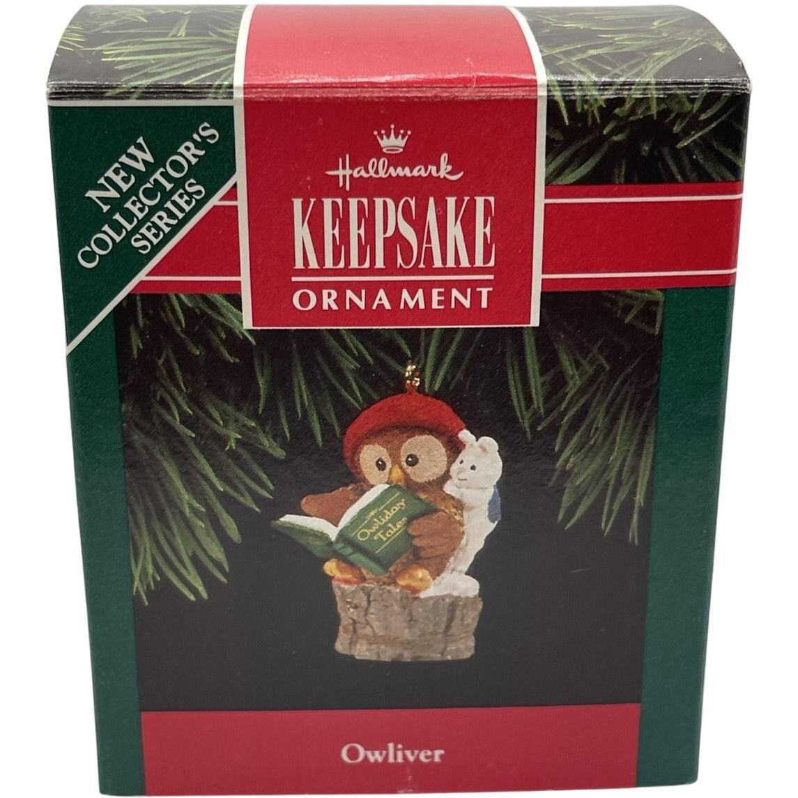 1992 Owliday Tales Hallmark Ornament (Owliver) QX4544