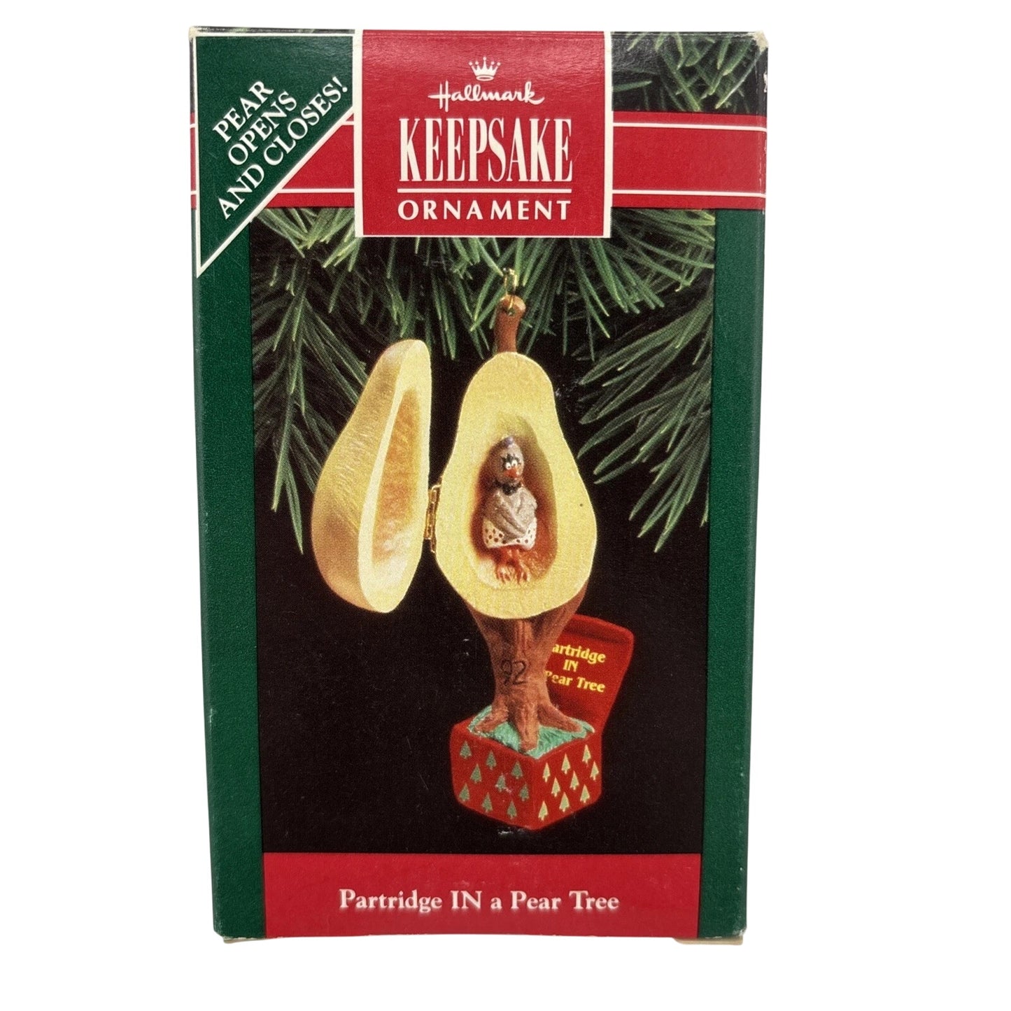1992 Partridge in a Pear Tree Hallmark Ornament (Bird) QX5234