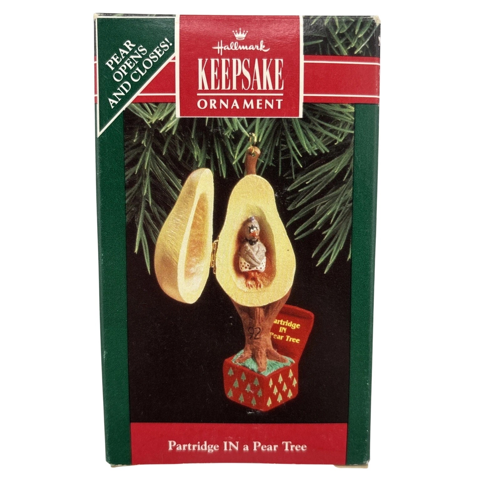 1992 Partridge in a Pear Tree Hallmark Ornament (Bird) QX5234