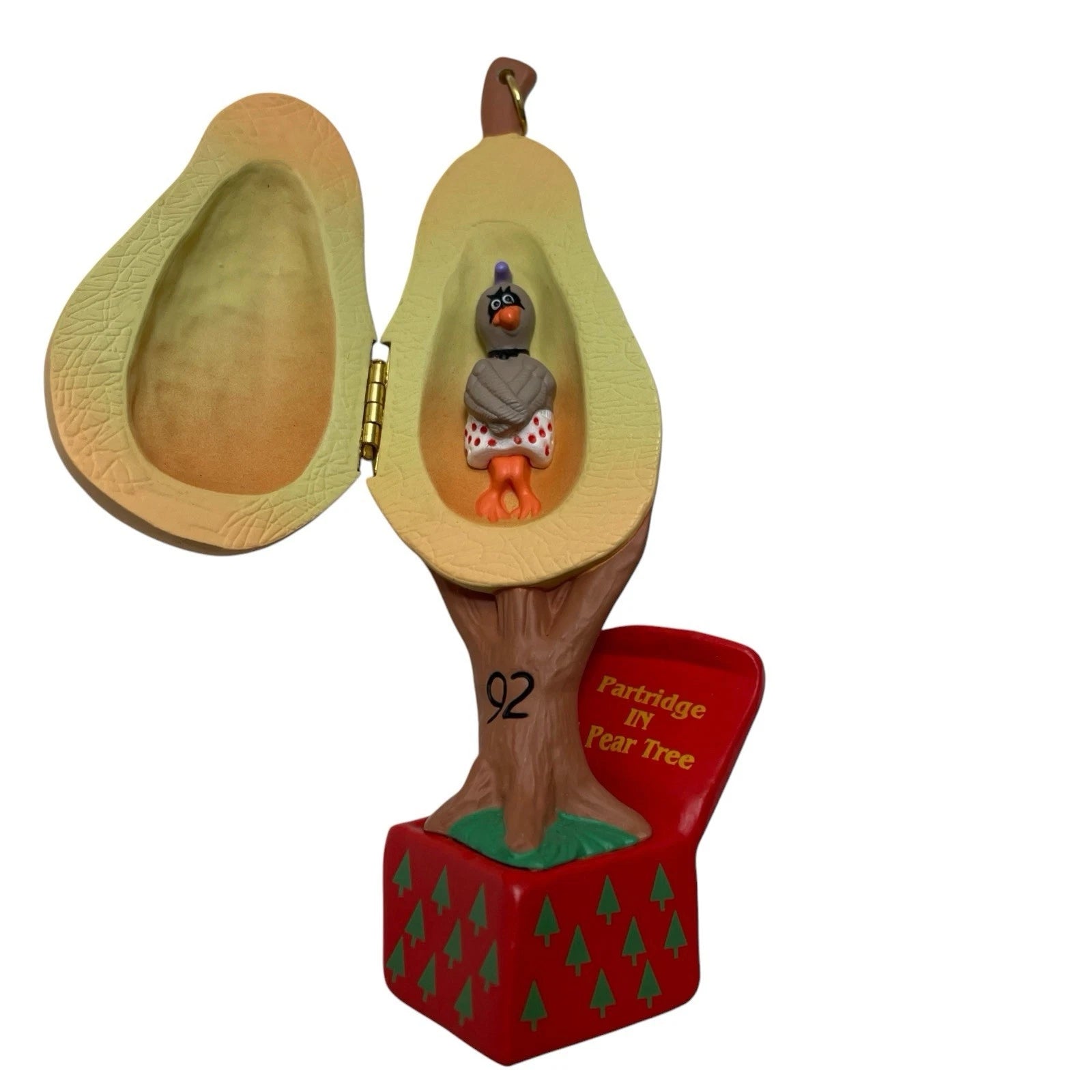 1992 Partridge in a Pear Tree Hallmark Ornament (Bird) QX5234
