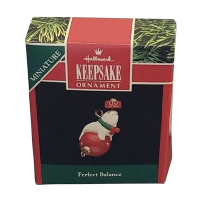 1992 Perfect Balance Hallmark Ornament (Animal) QXM5571