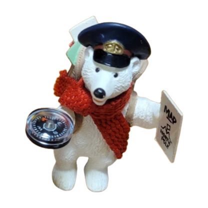 1992 Polar Post Hallmark Ornament (Polar Bear) QX4914 Image1