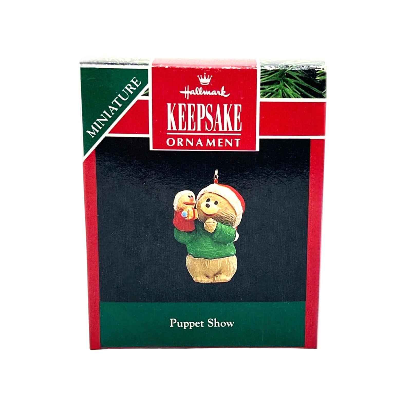1992 Puppet Show Hallmark Ornament (Teddy Bear) QXM5574 Image2