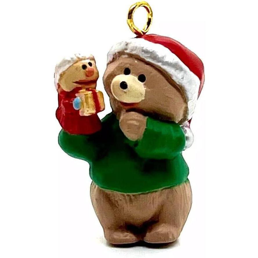 1992 Puppet Show Hallmark Ornament (Teddy Bear) QXM5574