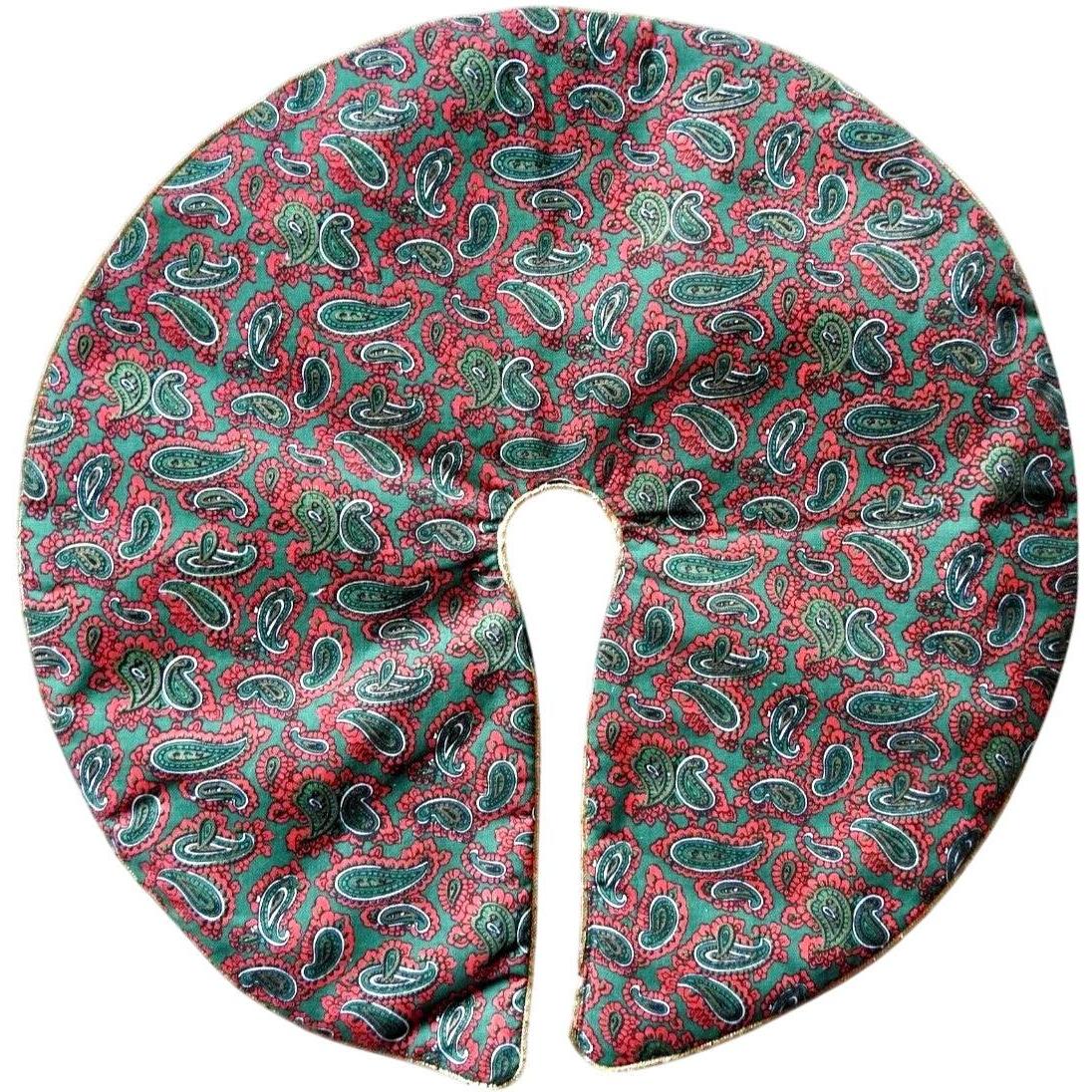 1992 Reversible Miniature Tree Skirt (Miniature Ornament)