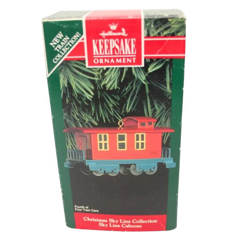 1992 Sky Line Caboose (Christmas Sky Line Collection)