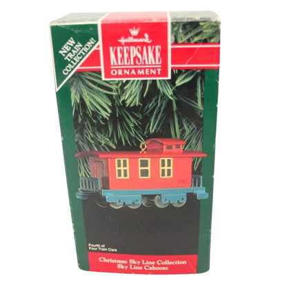 1992 Sky Line Caboose (Christmas Sky Line Collection)