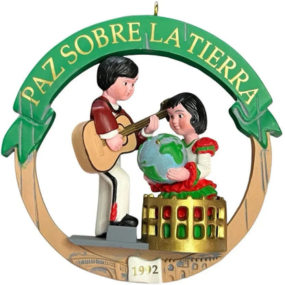 1992 Spain Hallmark Ornament (Peace on Earth) QX5174