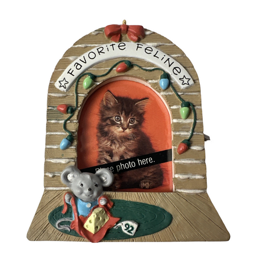 1992 Special Cat Hallmark Ornament (Photo Holder) QXZ5414 Image1