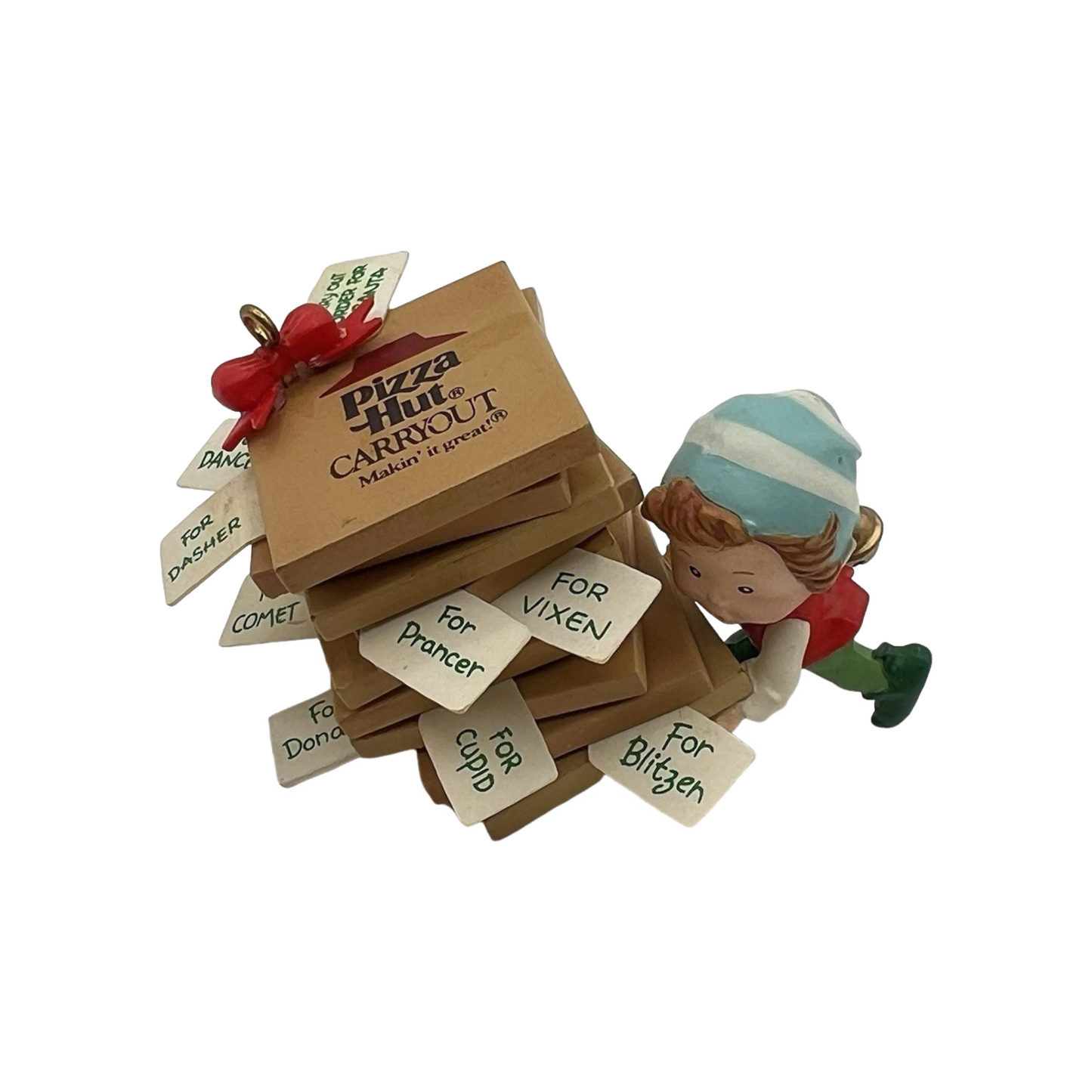 1992 "Special Pizza Delivery" - First Issue in the "Pizza Hut" Series Enesco Ornament (Enesco) 832812 Image3