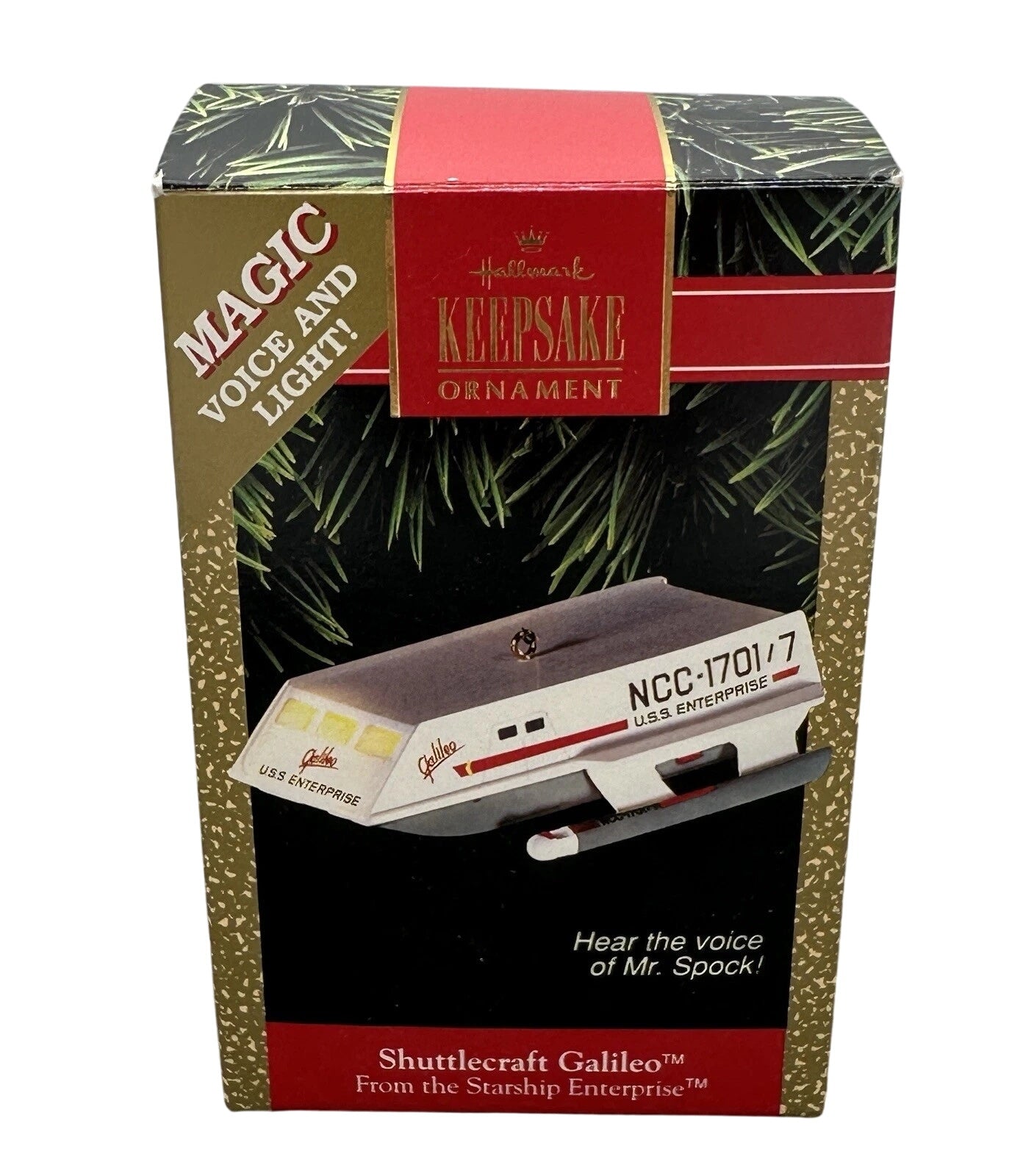 1992 Star Trek Shuttlecraft Galileo Hallmark Ornament (Star Trek) QXL7331