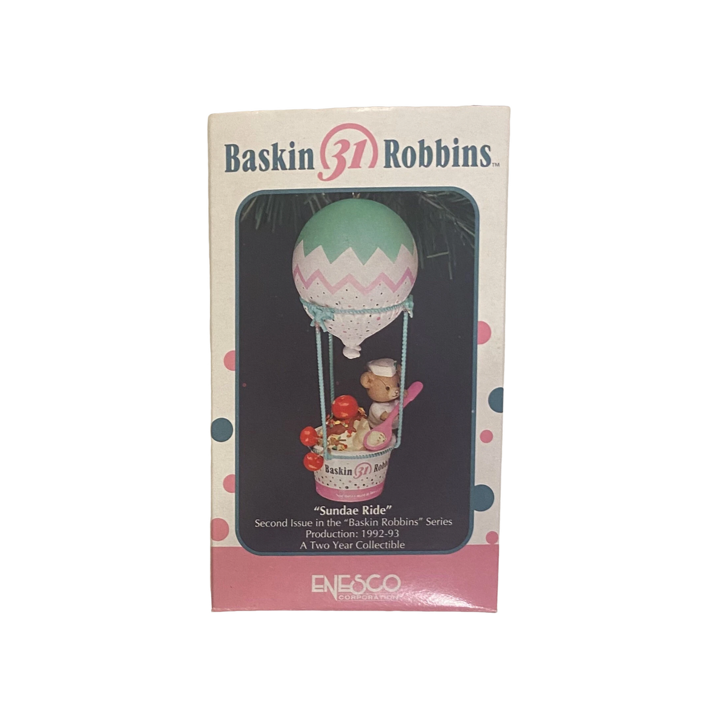 1992 "Sundae Ride" - Second Issue in the "Baskin Robbins" Series Enesco Ornament (Enesco) 583707 Image2