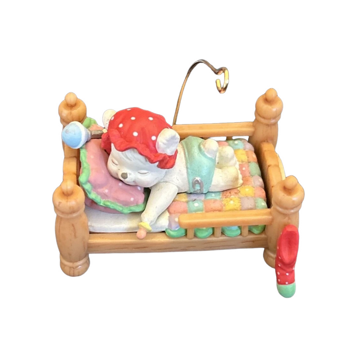 1992 Through the Years - Baby's First Bunk Bed Enesco Ornament (Baby's First Christmas) 586862 Image4